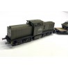 AUSVERKAUFT Diesellok V100 DR Lok 3 NVA Set 3 SPW60 auf Schwerlastwagen Roco