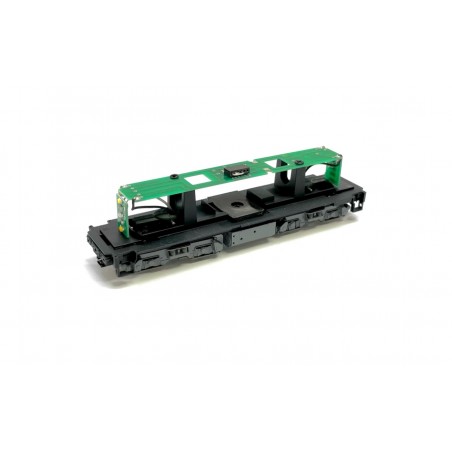 Fahrwerk Dummy Tillig Diesellok V100 BR 110 mit Elektronik schwarz/ grau offen