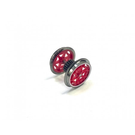 Treibradsatz m. H. E 19 E-Lok Tillig rot 501640