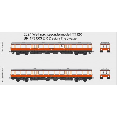 SET BR 173 003 DR DIGITAL TT120 Weihnachts-Exclusivmodell 2024 KRES