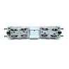 Fahrwerk BR 110 Diesellok grau Glockenankermotor Tillig V100