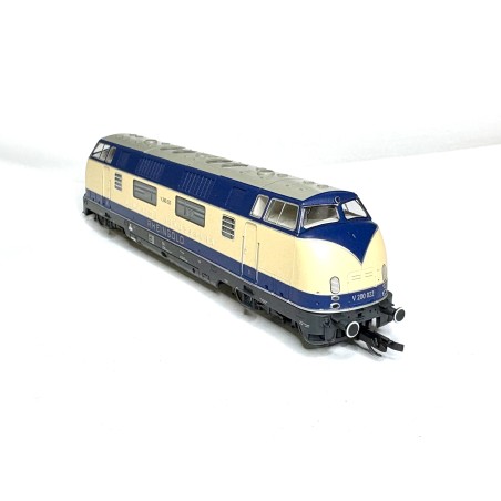 Tillig 502431 Diesellok V200 022 'Rheingold' blau-beige DB Ep.III