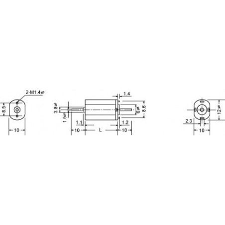 Mashima Motor MHK-1024D 12V universal 5pol