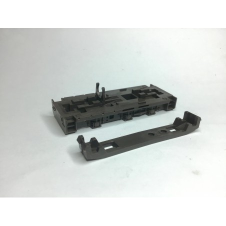 Rahmen und Bodenplatte T334 Diesellok braun